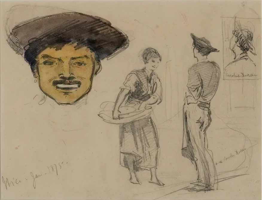 Figure Studies, Nice and Sketches of Carolus - Duran