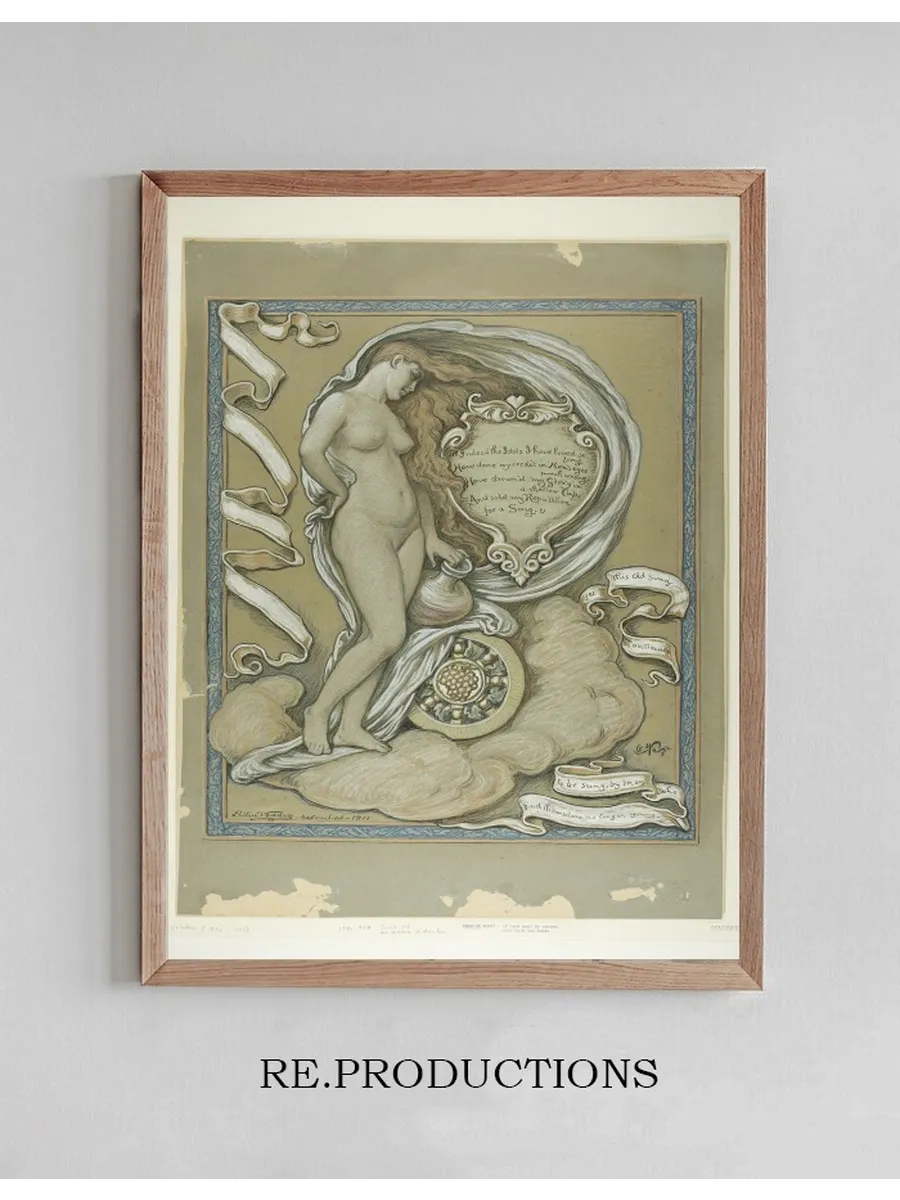 Figure Study for Rubaiyat of Omar Khayyam