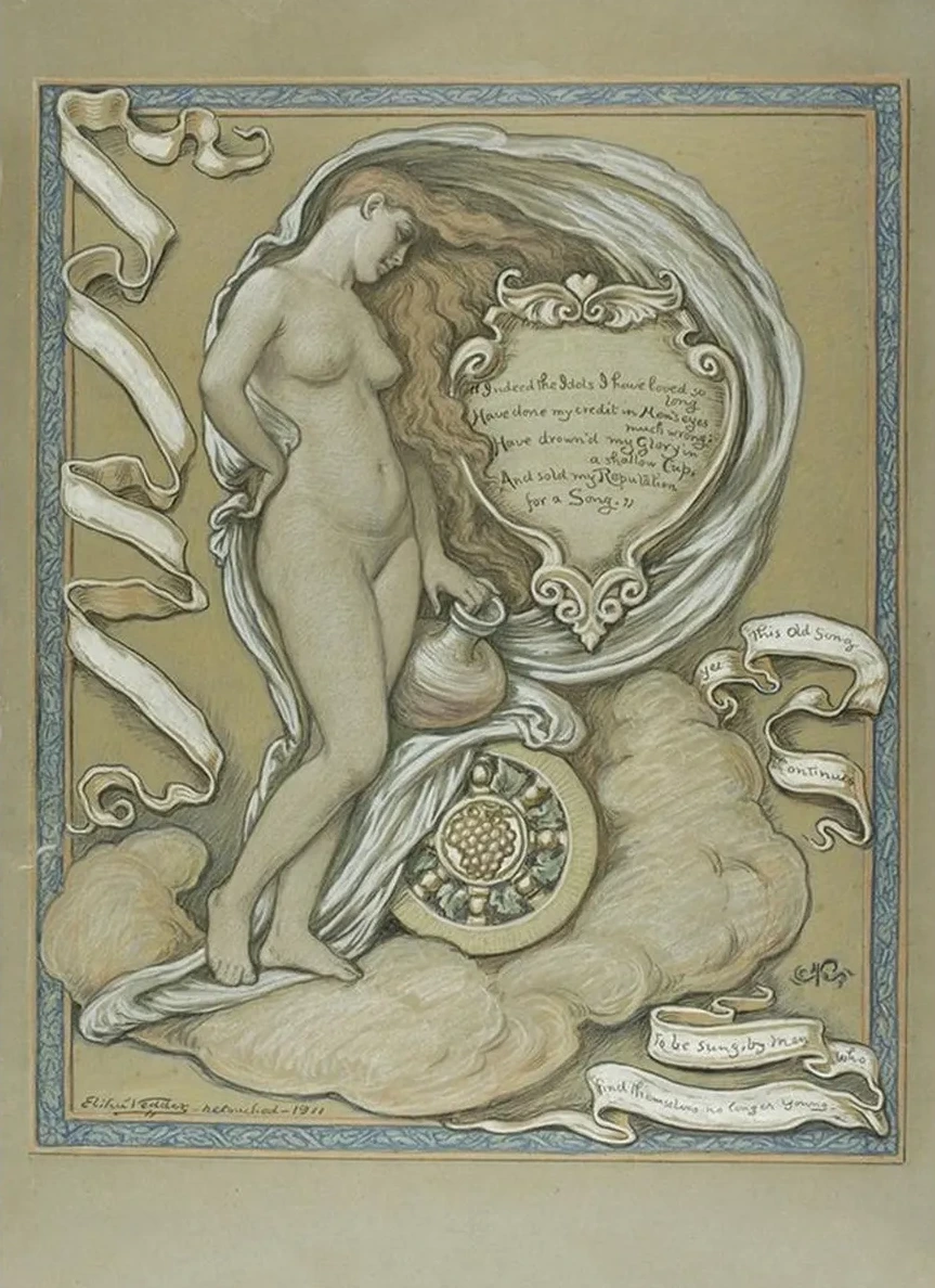 Figure Study for Rubaiyat of Omar Khayyam