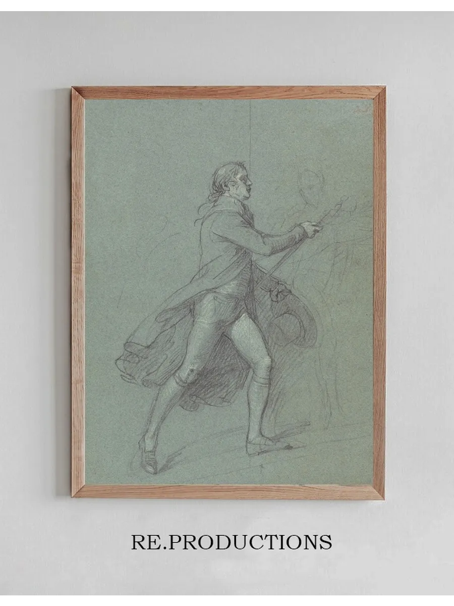 Figure Study for the Painting of Victory of Lord Duncan Study for the Figure of Admiral de Winter