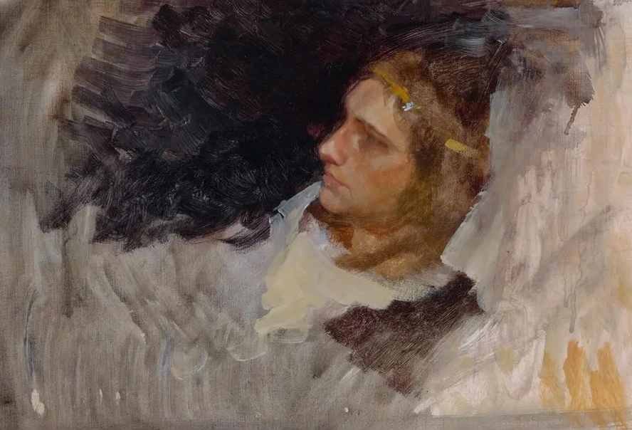 Figure Study of Hamlet, for The Play Scene, Hamlet, Act III, Scene II