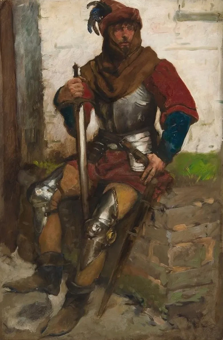 Figure Study of aKnight