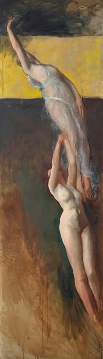 Figure Study, for The Spirit of Light, Rotunda, Pennsylvania State Capitol,Harrisburg