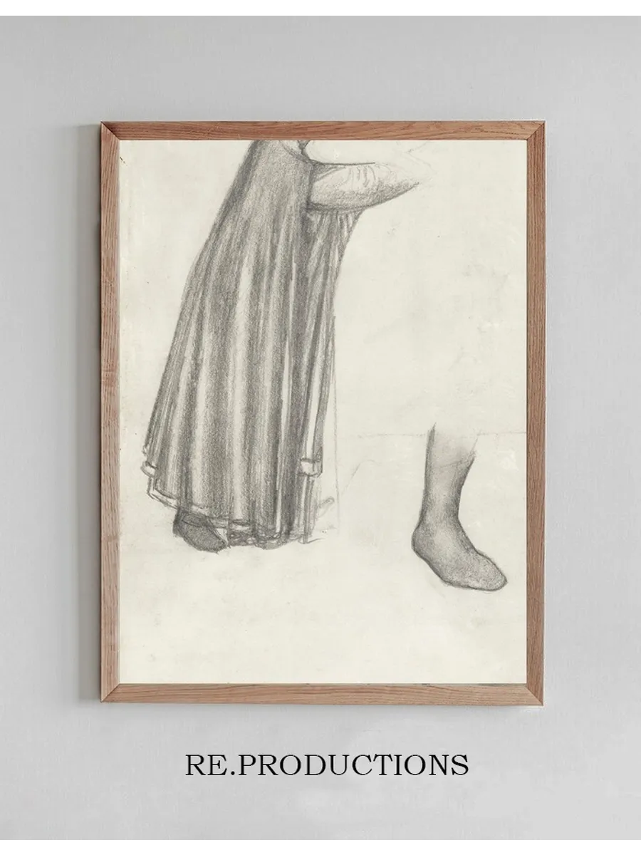 Figure Studies for Clerk Saunders