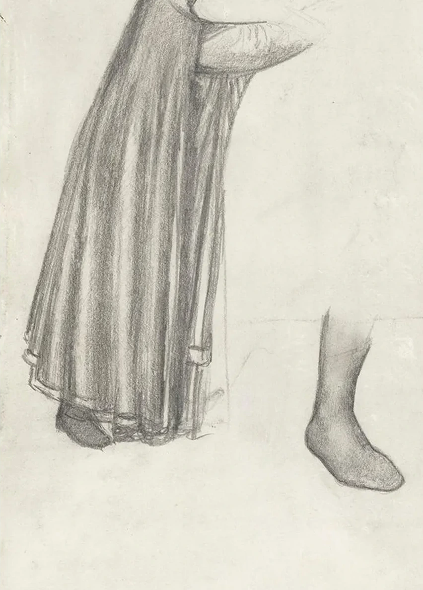 Figure Studies for Clerk Saunders
