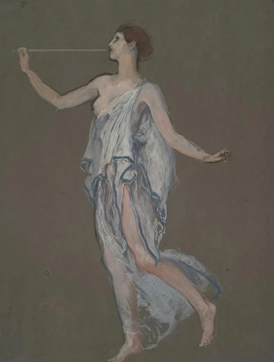 Figure Study for the Figure of Fame