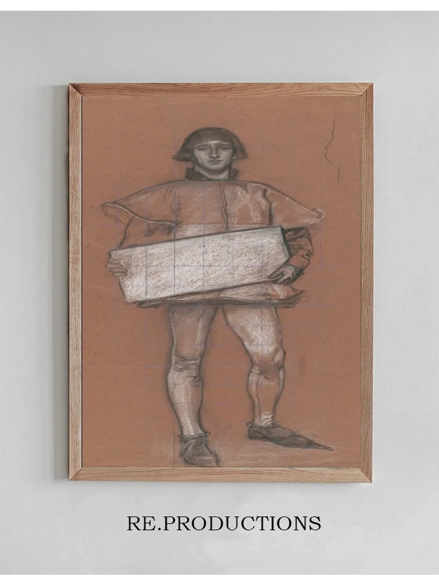 Figure Study, Man in Medievalcostume