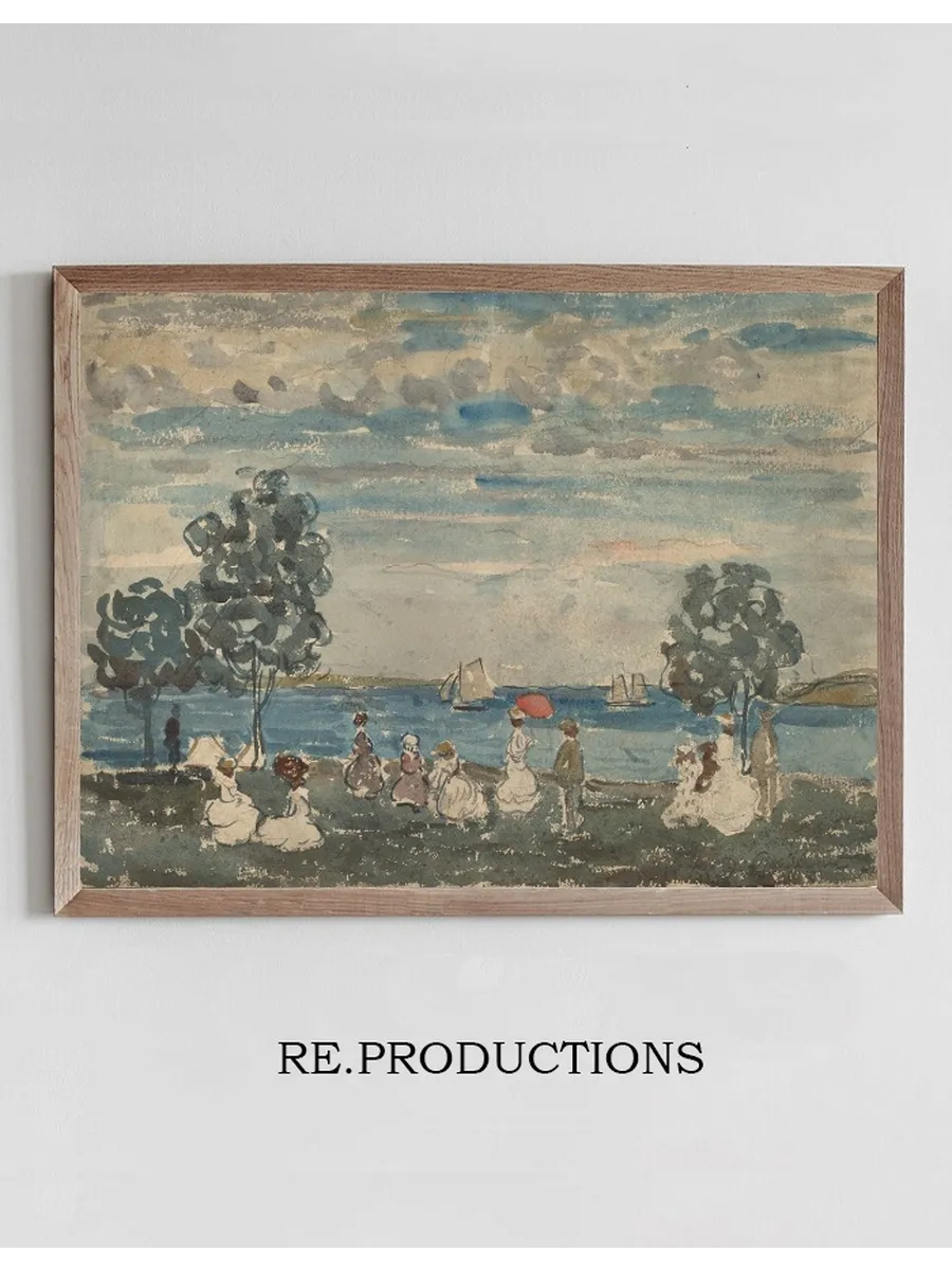 Figures on a Beach