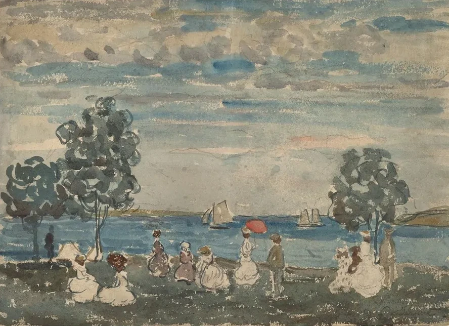 Figures on a Beach