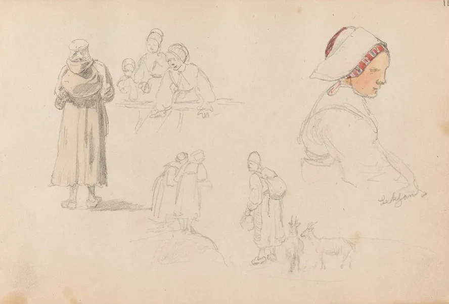 Figurstudier, Leksand