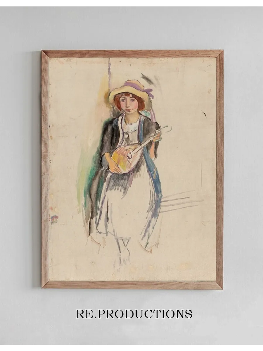 Fille la Mandoline