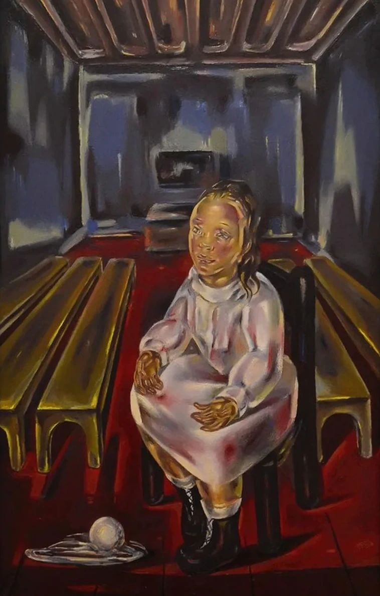 Fillette Assise (dans la Salle Aux Bancs)