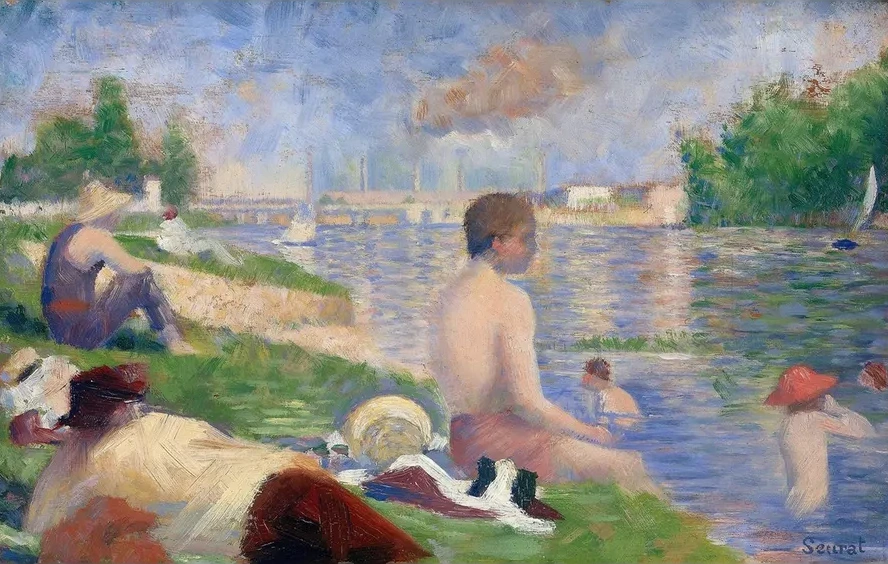 Final Study for Bathers at Asni res