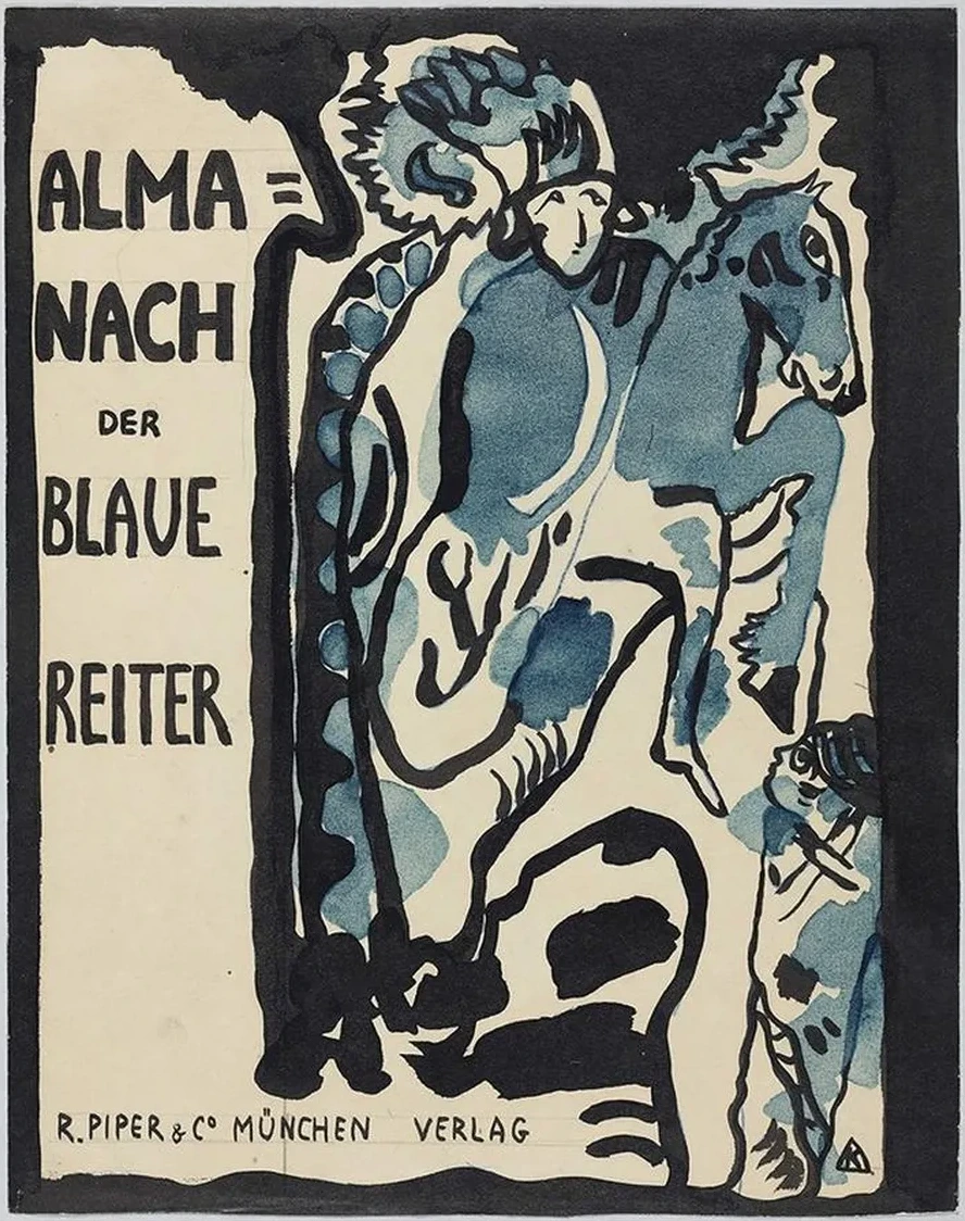Final Design for the Cover of the Almanac the Blue Rider