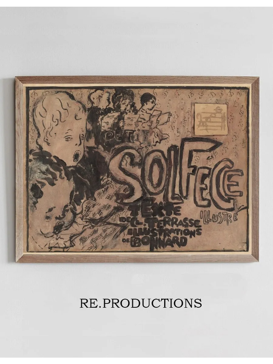 Final Study for the Cover of Petit Solf Geillustr