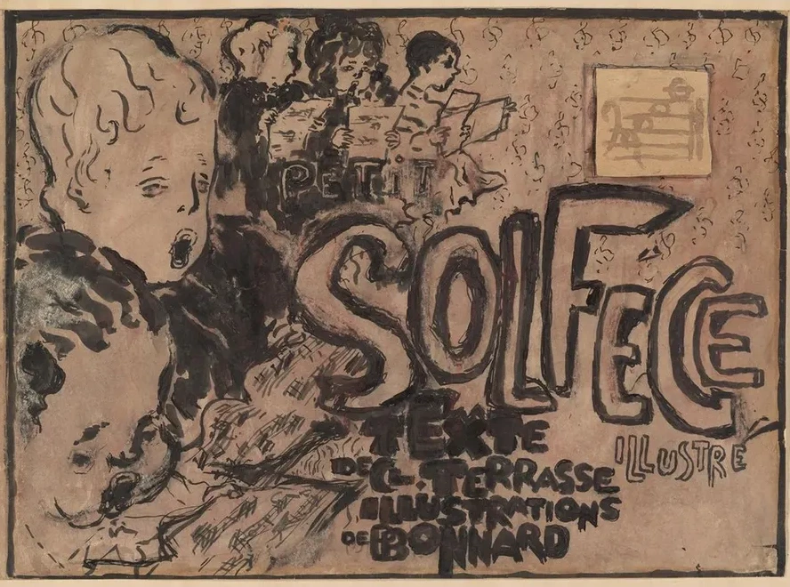 Final Study for the Cover of Petit Solf Geillustr