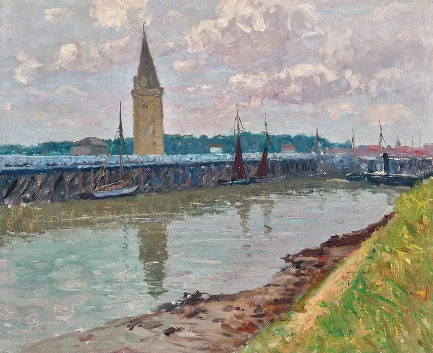 Fischerhafen in Nieuport (belgien)
