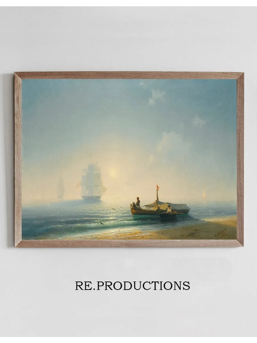 Fishermen At Dawn, Naples