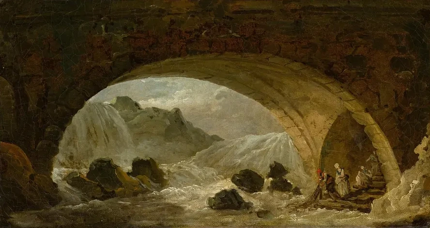 Fishermen Under a Bridge