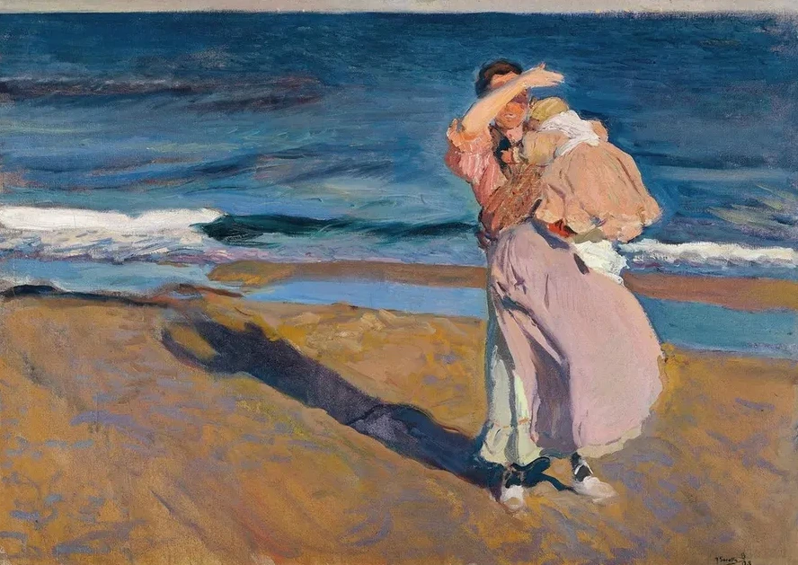 Fisherwomen with Her Son