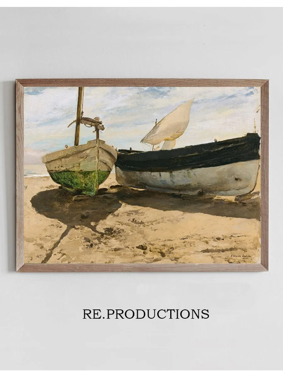 Fishing Boats On The Beach, Valencia