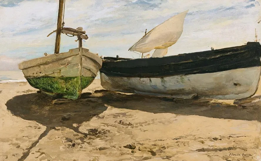 Fishing Boats On The Beach, Valencia