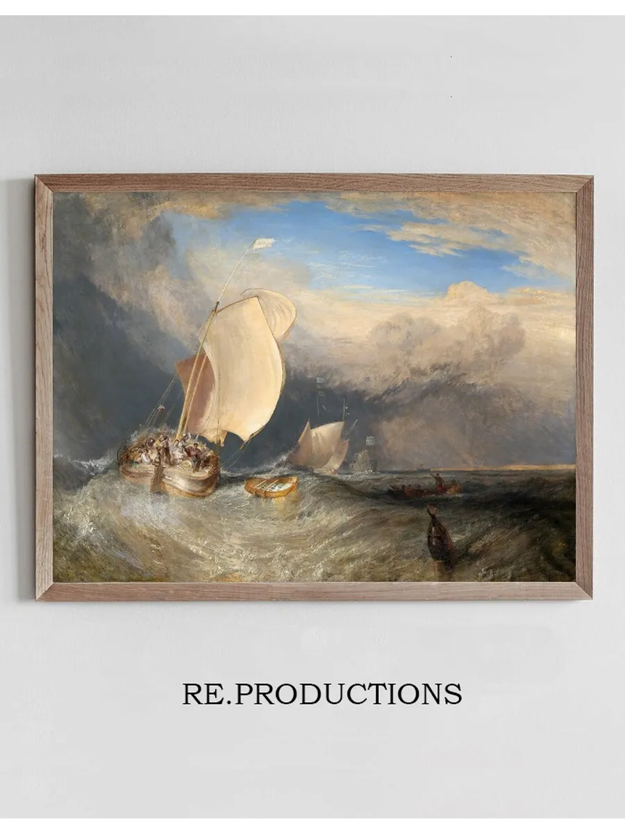 Fishing Boats with Hucksters Bargaining for Fish