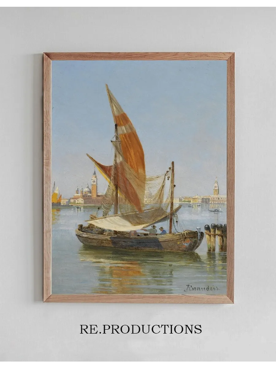 Fishing Boats in the Lagoon, Venice
