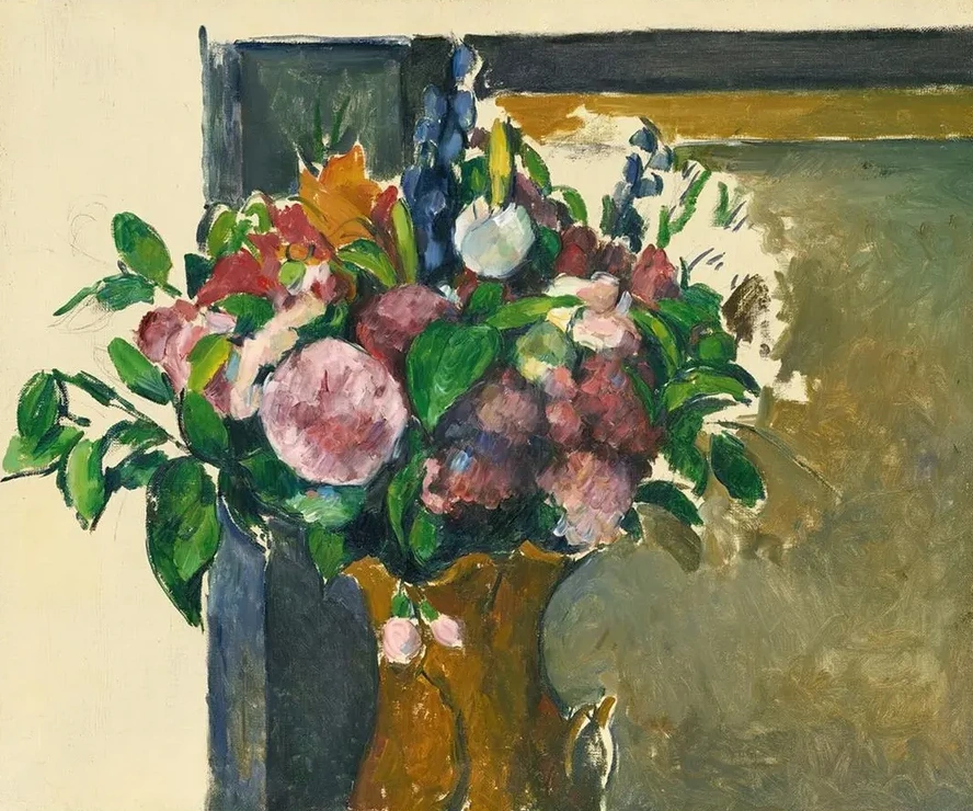 Fleurs Dans Un Vase Rouge
