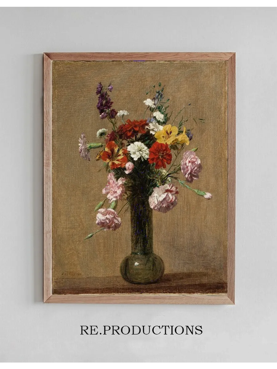 Fleurs Diverses Dans Un Vase
