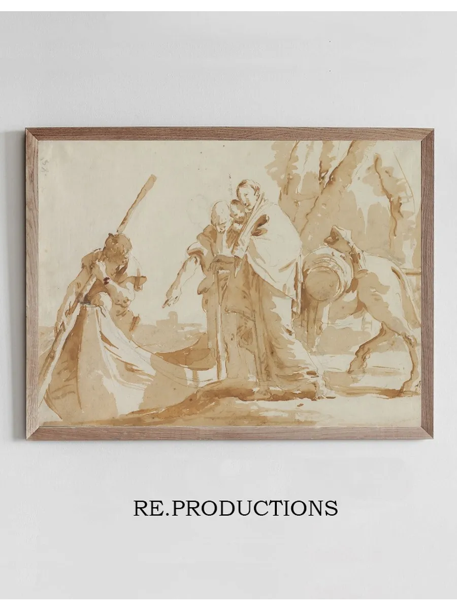 Flight into Egypt The Embarkment of the Holy Family