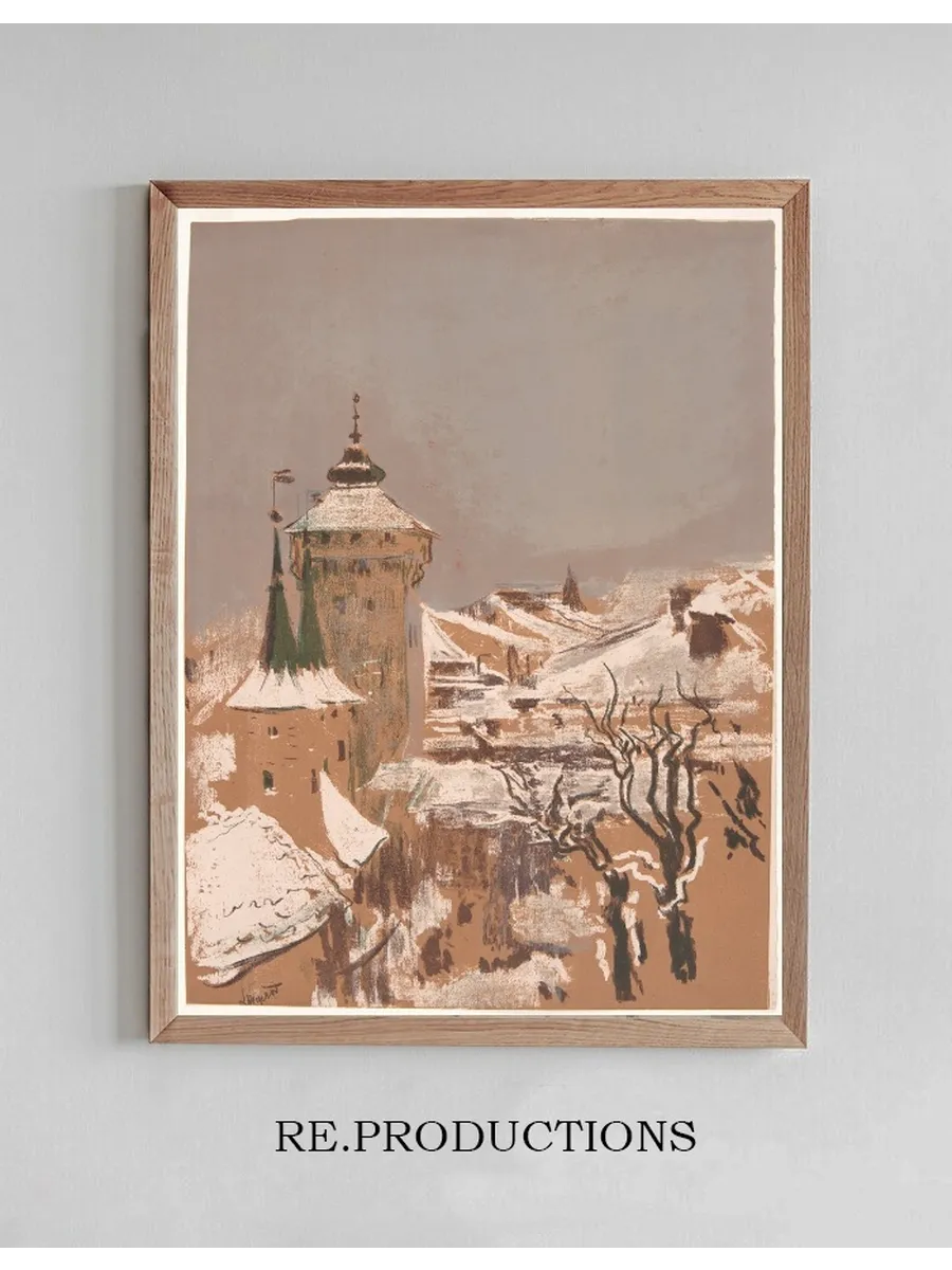 Florian Gate in Cracow from the Windows of the Academy of Fine Arts