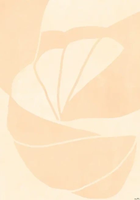 Flourish No 2 - peach