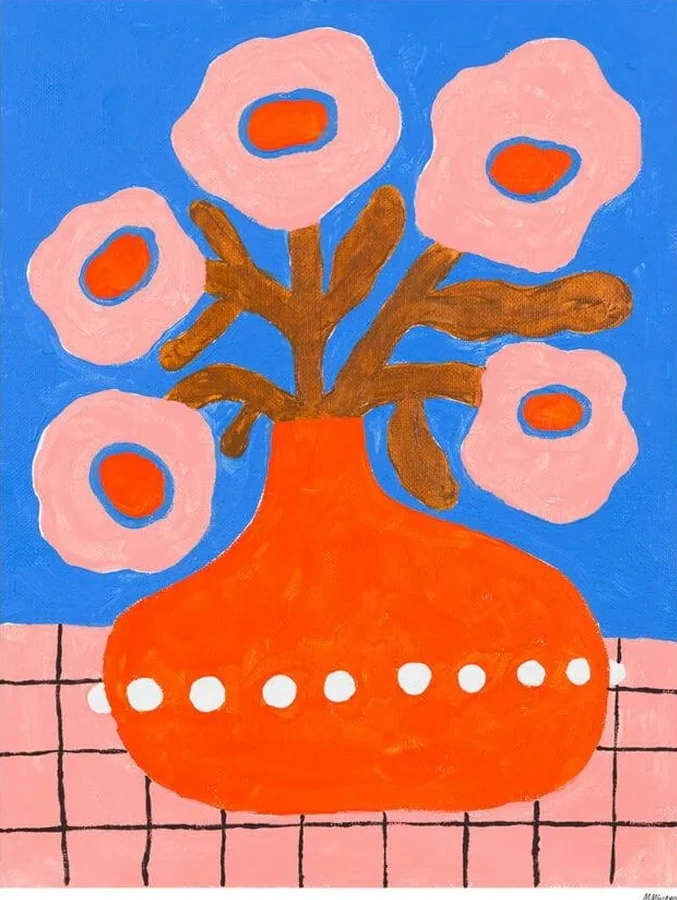 Flowers In a Pearl Vase