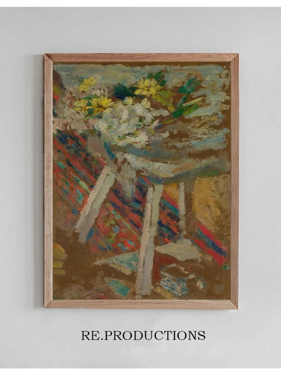 Flowers On A Stool