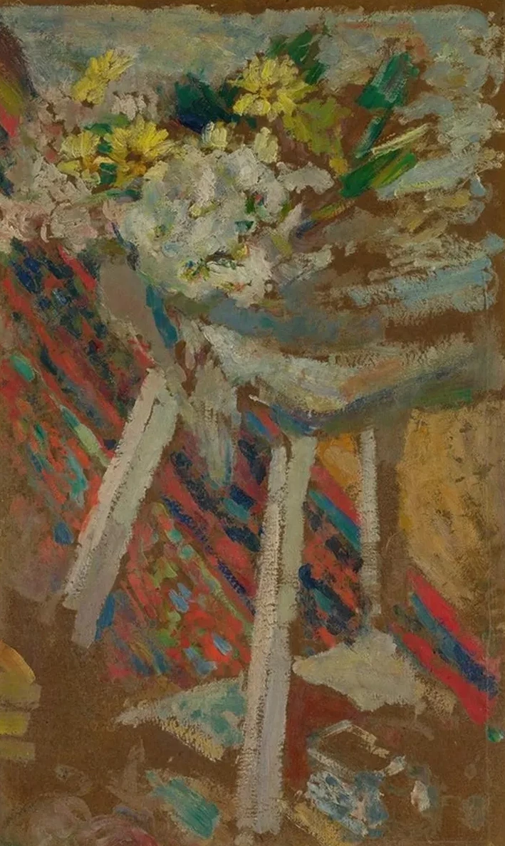 Flowers On A Stool