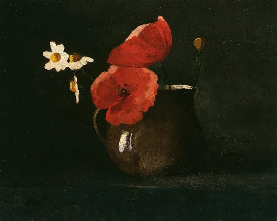 Flowers Poppies and Daisies
