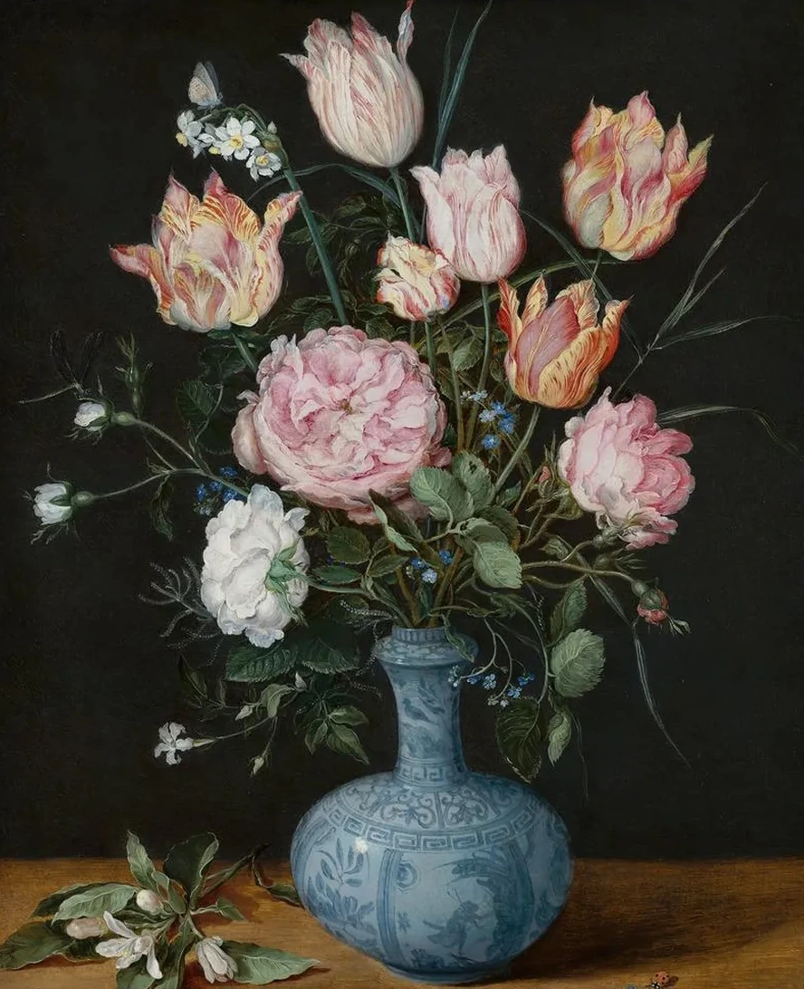 Flowers in a Wan - Li Vase