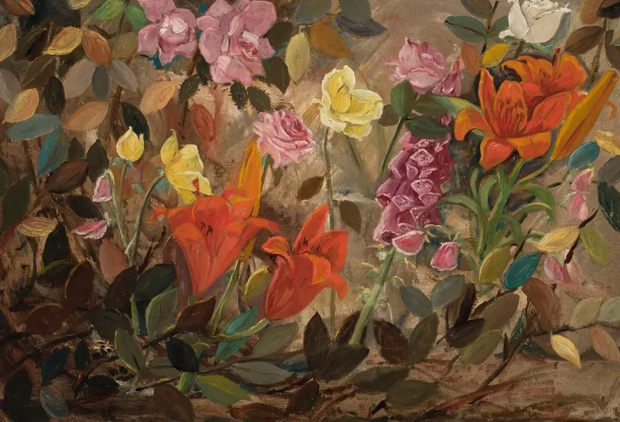 Flowers in a Garden