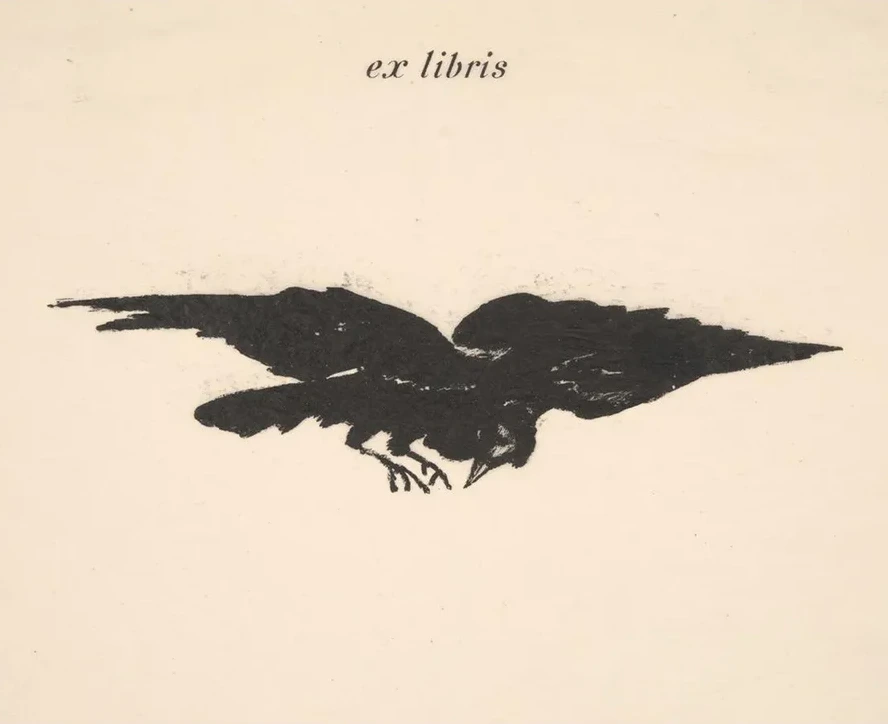Flying Raven (ex Libris)