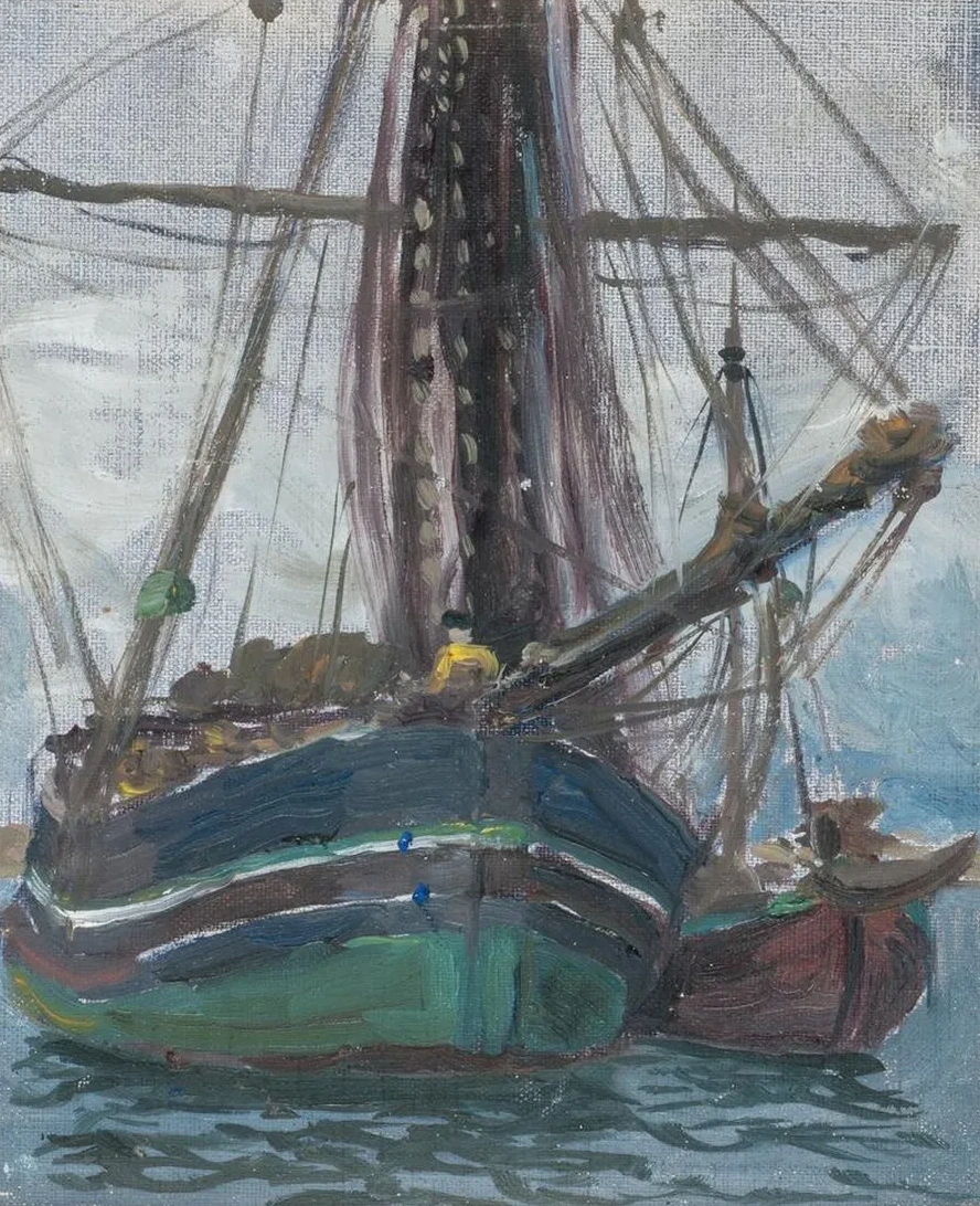 Fog Rising from the Sea. Study from Lofote