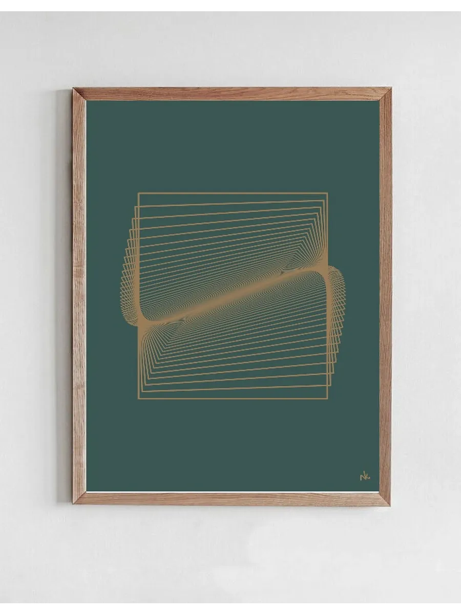 Folded Dimensions Green