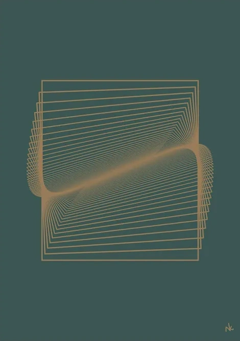 Folded Dimensions Green