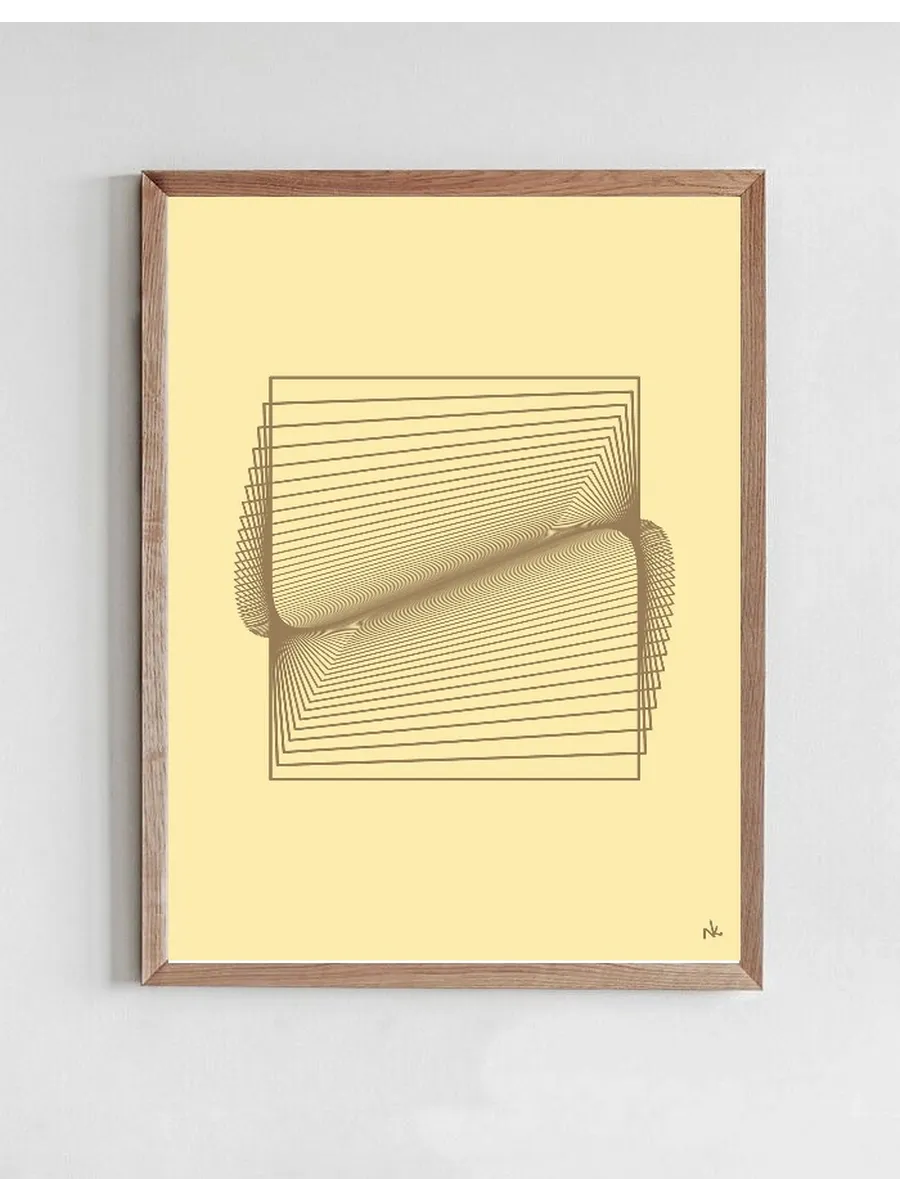 Folded Dimensions Yellow