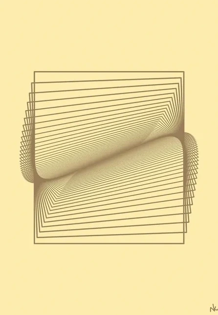 Folded Dimensions Yellow