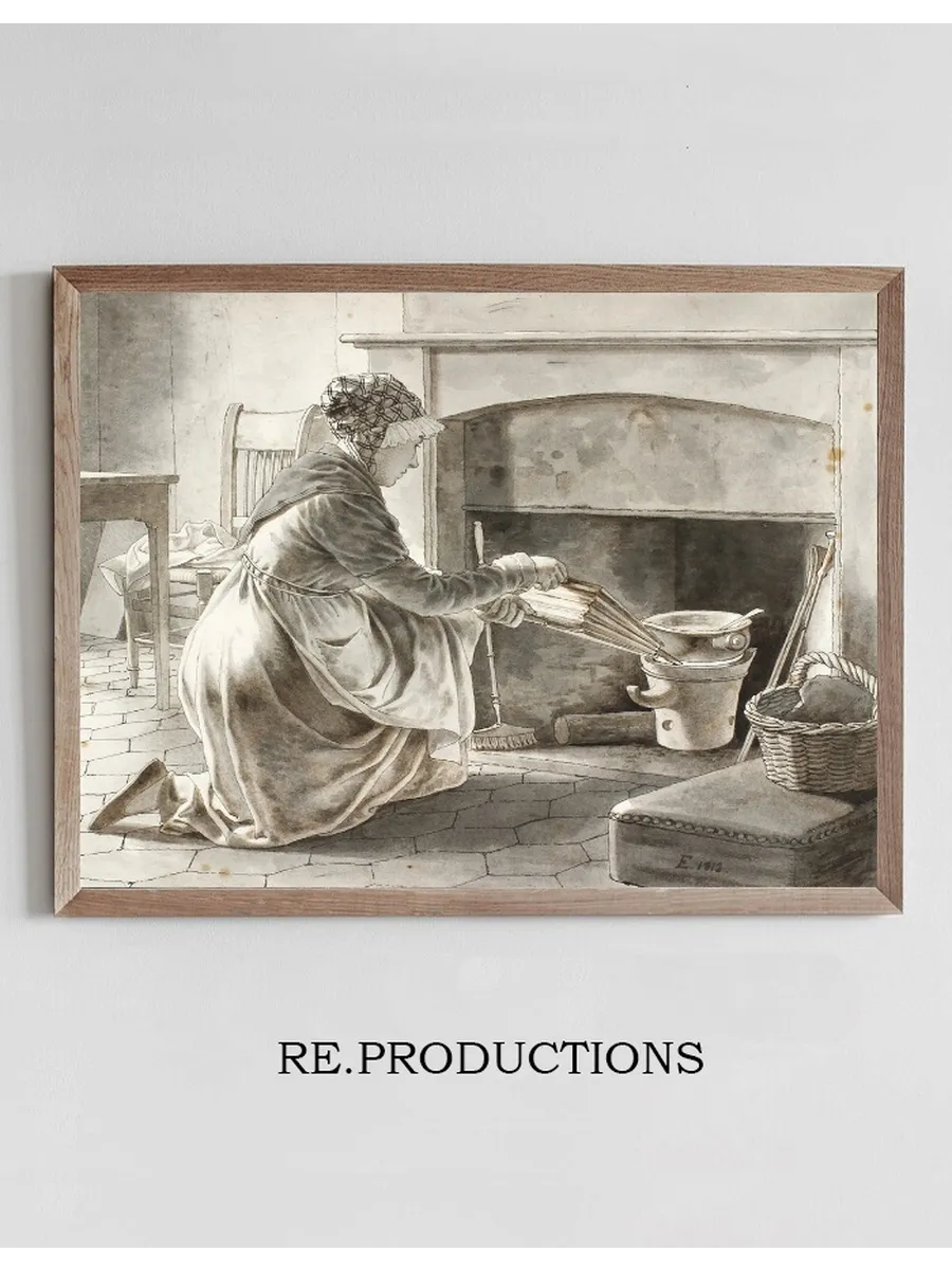 Food is Prepared. Eckersberg's Hostess in Paris