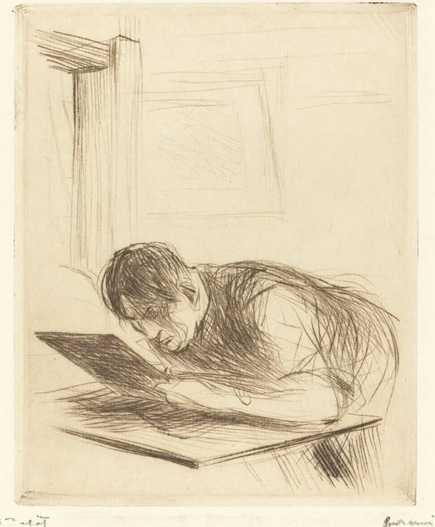 Forain Etching (first Plate)