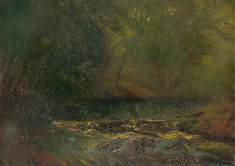 Forest Interior with a Brook