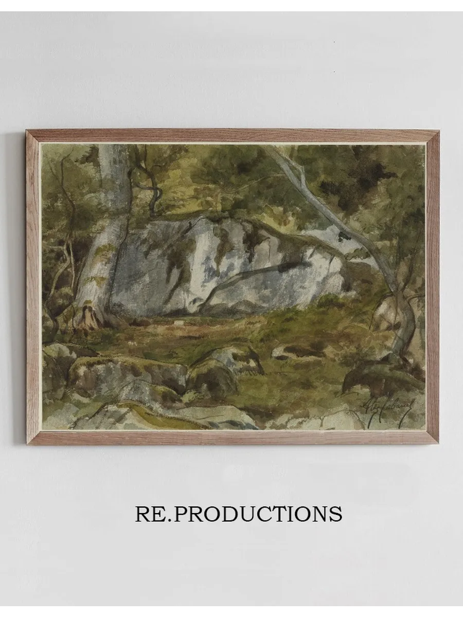 Forest with Boulders