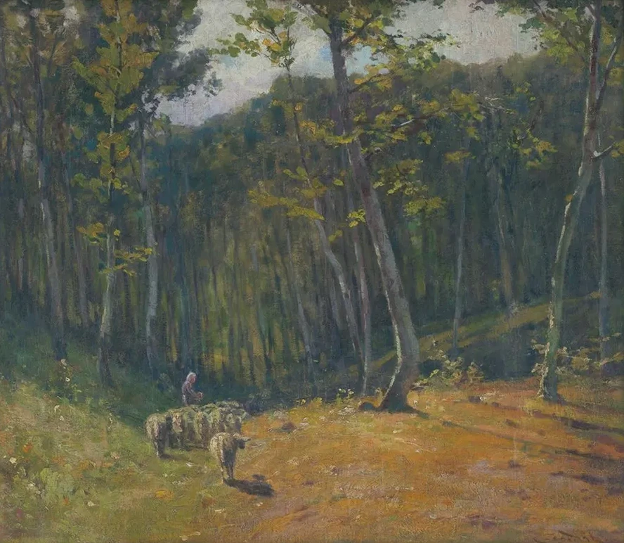 Forest with Sheep